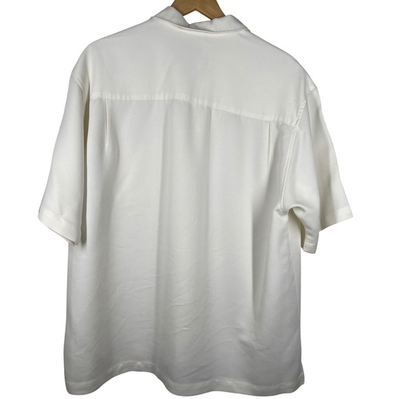 Vintage Downtown Disney Hawaiian Shirt Mens L Short Sleeve Button Up - Picture 2 of 4